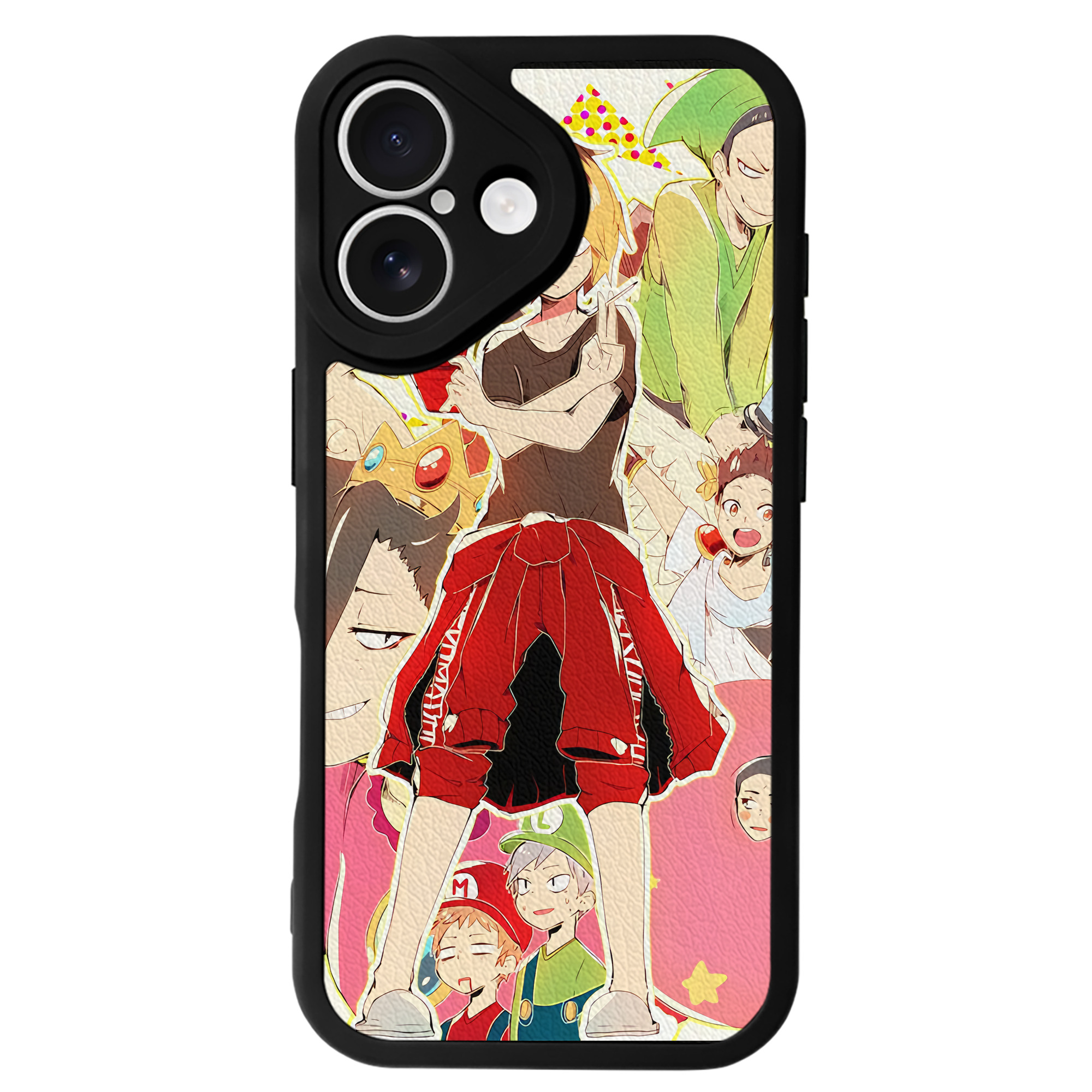 （画像用） ハイキュー!! Haikyu!! 【iPhone 16シリーズ対応】シリコンスマホケース（レザー調） 材質：シリコン